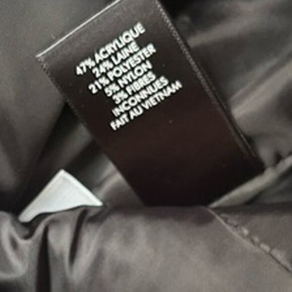 SUMMER SALE | Nine West Black & Tan Houndstooth Blazer - Size 10 - Picture 8 of 12